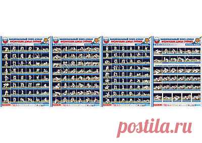 Posters JUDO. Blue   belt  1+1+1+1 poster.The technique of judo.  | eBay NAGE-WAZA Te-guruma, Obi-otoshi, Daki-wakare, Uchi-makikomi, O-soto-makikomi, Harai-makikomi, Uchi-mata-makikomi, Hikkomi-gaeshi, Tawara-gaeshi.