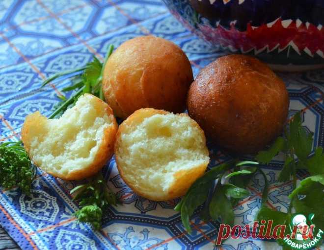 Аля-баурсаки с творогом и куртом – кулинарный рецепт