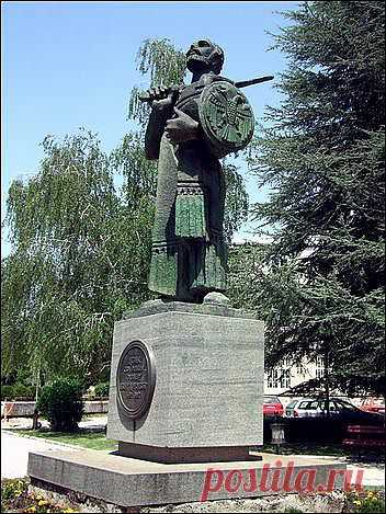 Monument of Ivan Crnojevic,,founder of the town Cetinje 1482.year