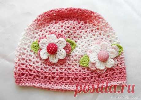 Летняя шапочка / Вязание для детей / В рукоделии