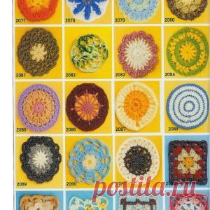 Красивые и разнообразные мотивы крючком.