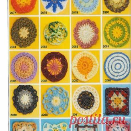 Красивые и разнообразные мотивы крючком.