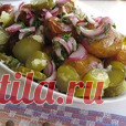Картофель по-датски в глянцевой карамели - кулинарный рецепт