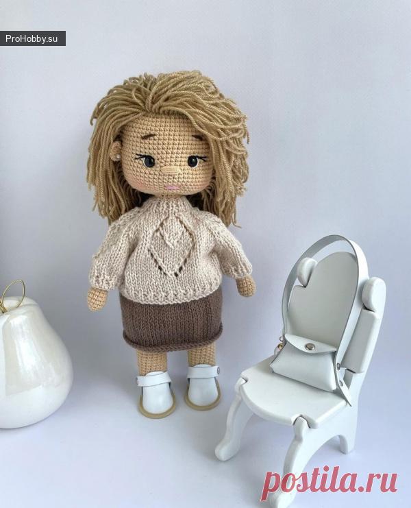 Кофточка и юбочка для куклы / Вязание игрушек / ProHobby.su | Вязание игрушек спицами и крючком для начинающих, мастер классы, схемы вязания