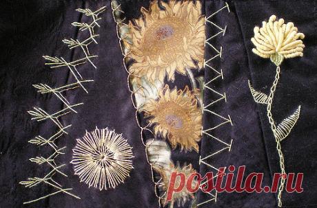 postcard -sunflowers