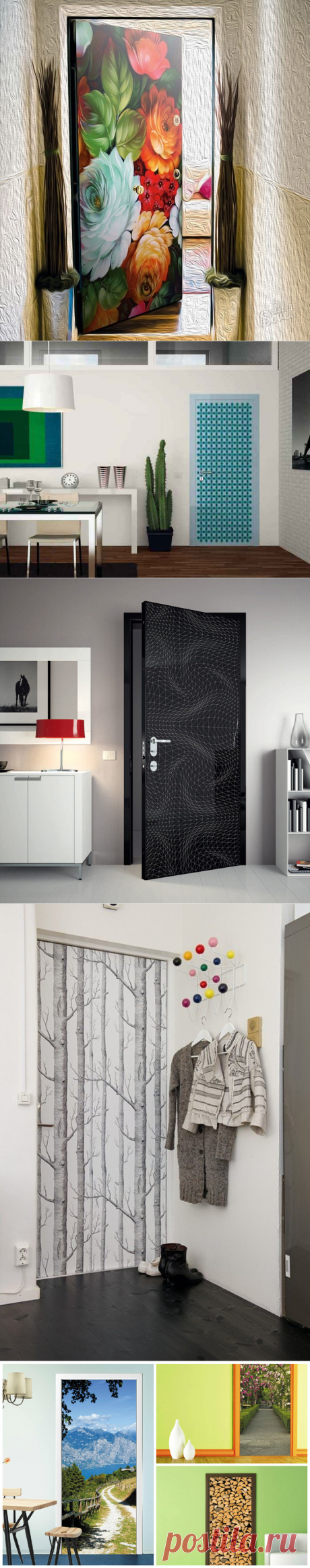 Двери как новые! Реставрация, идеи покраски, оригинальные способы декорирования