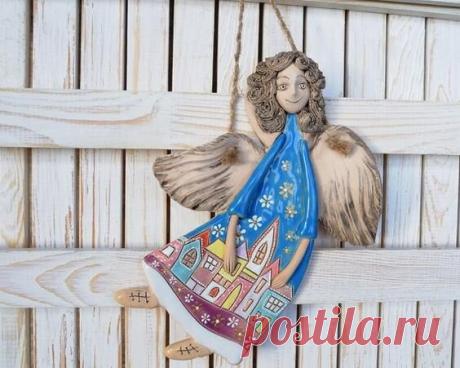 Замечательная подборка рождественских рукодельных ангелочков | Хроники Сельских Бюджетников | Дзен