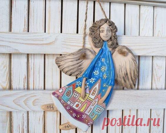 Замечательная подборка рождественских рукодельных ангелочков | Хроники Сельских Бюджетников | Дзен