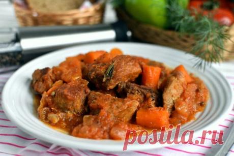 Мясо, тушенное в кастрюле - пошаговый рецепт с фото на Повар.ру