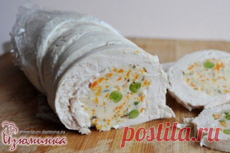 Рулет из куриных грудок