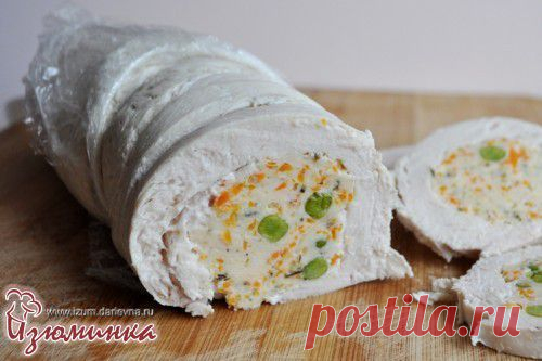 Рулет из куриных грудок