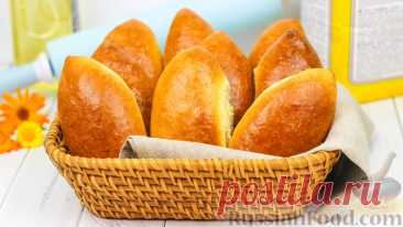 Рецепт: Пирожки с яйцом и зелёным луком (в духовке) на RussianFood.com