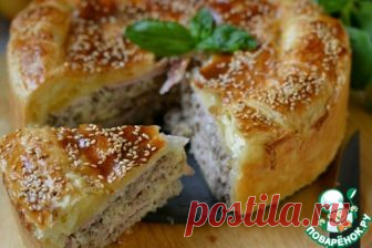 Сельский мясной пирог – кулинарный рецепт