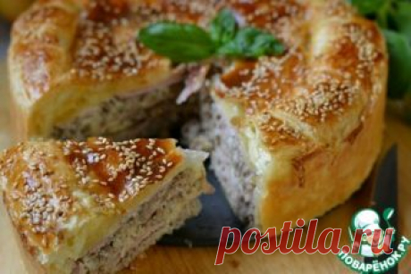 Сельский мясной пирог – кулинарный рецепт
