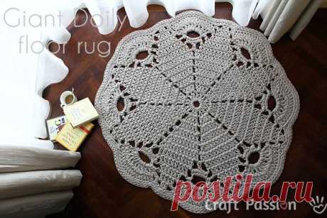 Crochet | Giant Doily Rug