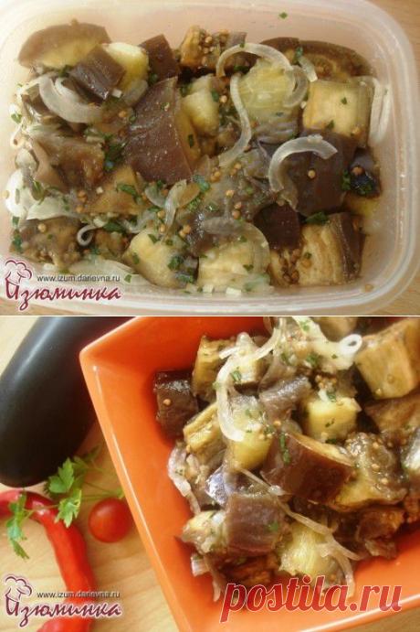 Острые закуски - рецепт маринованных баклажанов