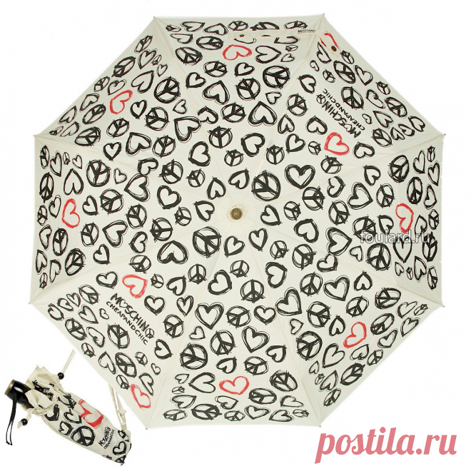 MOSCHINO
зонт
Артикул: M 277-OCI Peace Hearts Be