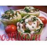 Кабачки с фаршем - кулинарный рецепт