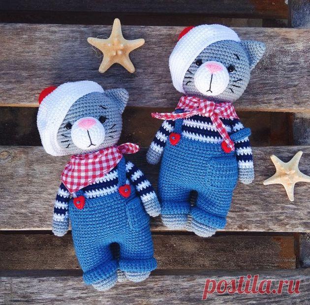 Описание по вязанию крючком котика со съемными штанишками | Be Creative Пульс Mail.ru