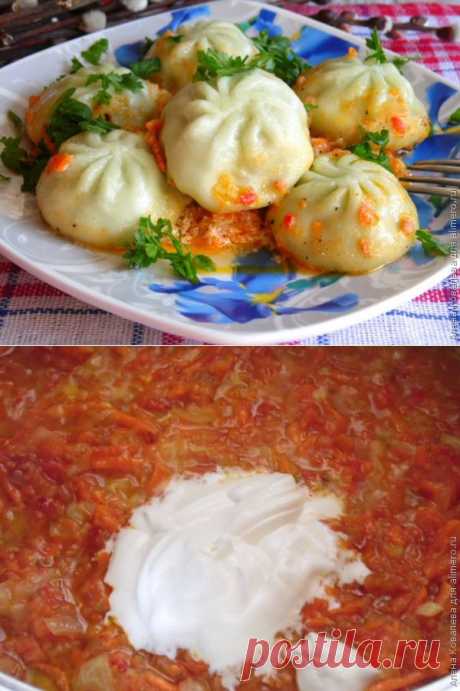 Хинкали в аджике