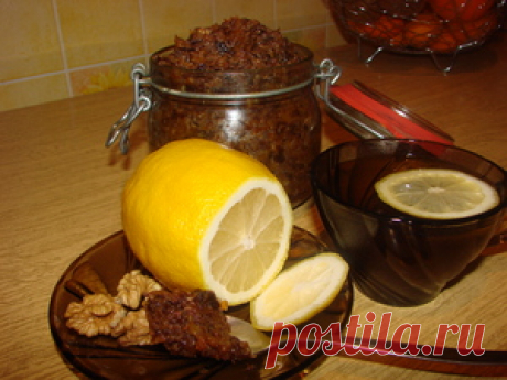 десерт КУЧЕРМЕГ (КУрага,ЧЕРнослив,МЕд,Грецкие орехи) рецепт с фотографиями