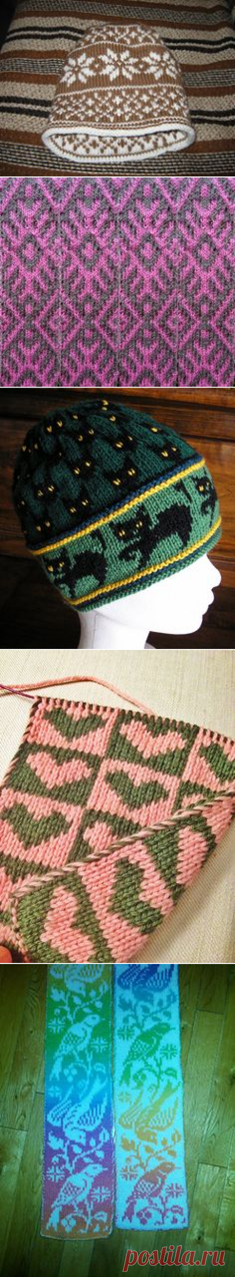 (1) Double knit hat free pattern - I have made this twice, very easy and fast. Fits perfectly with the fornicating deer chart. | knit / crochet