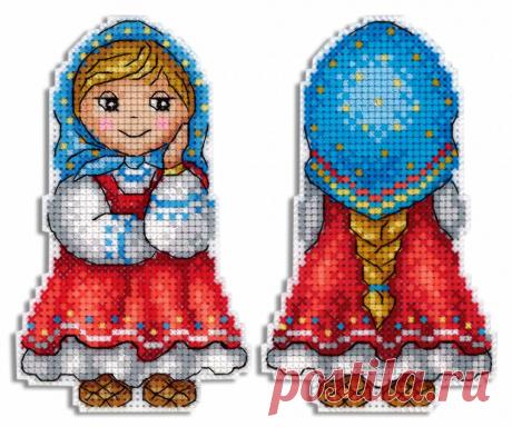 Внучка Машенька р-469. Вышивка нитками &gt; Жар-птица &gt; Люди.
