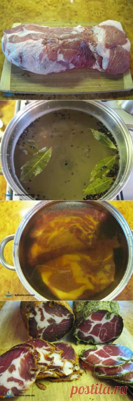 ВЯЛЕНАЯ СВИНАЯ ШЕЯ - ЭТО ДОЛГО, НО ЭТО ВКУСНО. И НАДО СКАЗАТЬ – ОНО ТОГО СТОИТ!