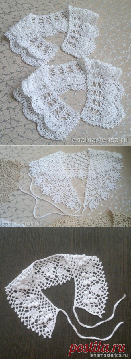 Воротнички Елены Божковой. Схемы