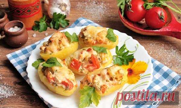 Просто объедение: фаршированный картофель в духовке Как приготовить фаршированный картофель в духовке? Пошаговый рецепт приготовления фаршированного картофеля в духовке с фото и видео.