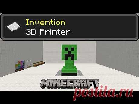 ▶ 3D Printer With 16 Colors - Minecraft Invention - YouTube