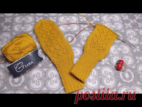 Узор для носочков и не только. МК.