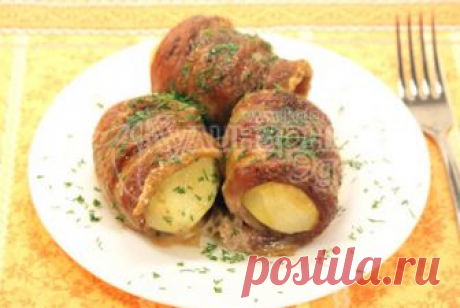 Мясная картошечка - не очень полезно, зато вкусно и сытно