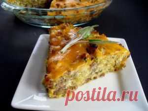 Легкий рыбный пирог | Вкусный рецепт