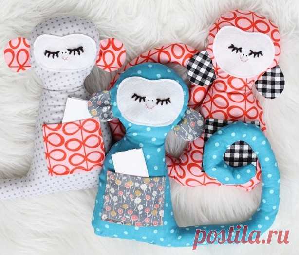 Сплюшки — лоскутные игрушки и выкройки к ним — Рукоделие