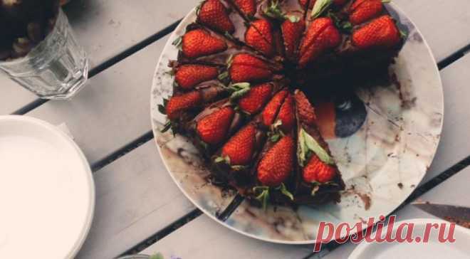 Клубнично-шоколадный торт. Пошаговый рецепт с фото на Gastronom.ru