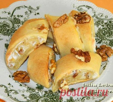 Печенье с безе и грецкими орехами