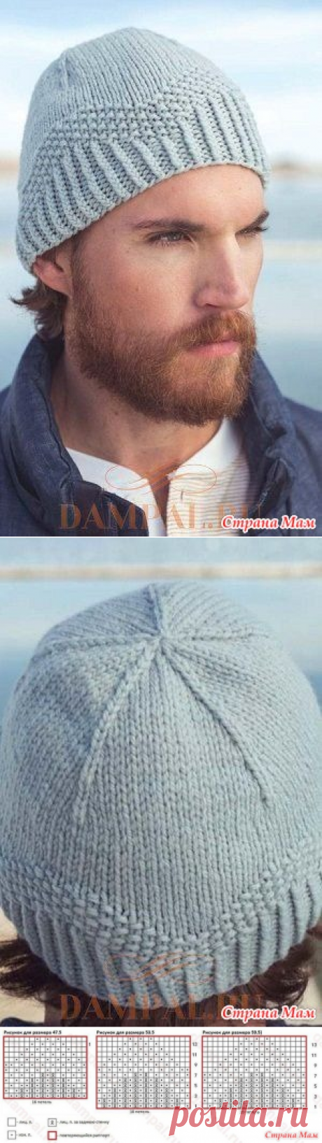 . Мужская вязаная шапка «Portsmouth Beanie» - Вязание - Страна Мам