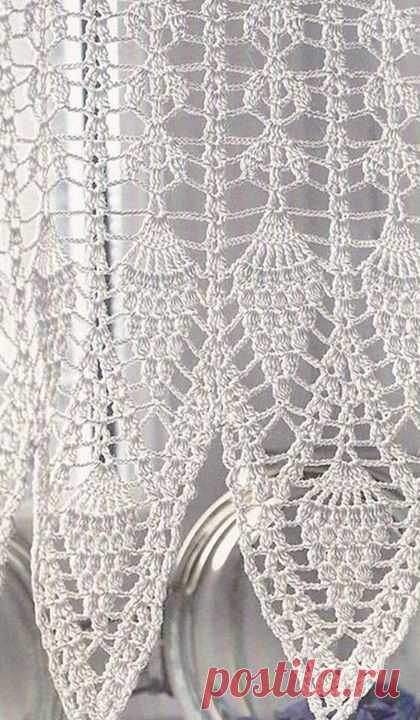 Красивая занавеска крючком Конкурс 