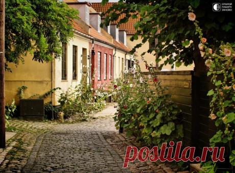 Симпатичная деревня с желтыми домиками - Драгёр - Путешествуем вместе