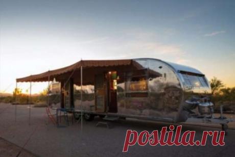 Стильный кемпер с интерьером в стиле ретро . Тут забавно !!!