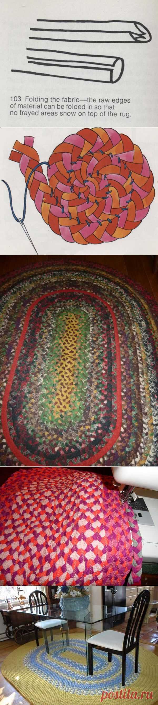 Коврики из кос Braided Rugs: теплый привет от канадских бабушек - Ярмарка Мастеров - ручная работа, handmade
