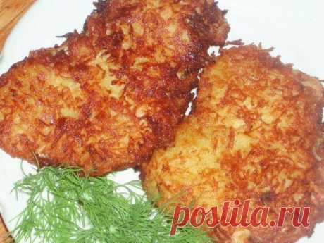 отбивная из курочки в картофельной корочке