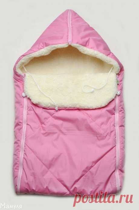Выкройка зимнего конверта для новорожденного своими руками