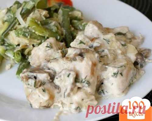 Вкуснейшее мясо под сырным соусом