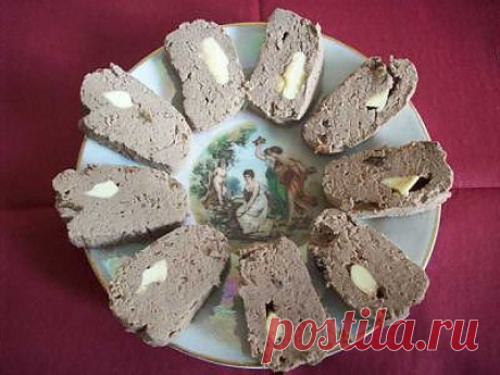 Печёночный паштет с коньяком : Угощает Лиза