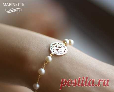 Pearls and monograms