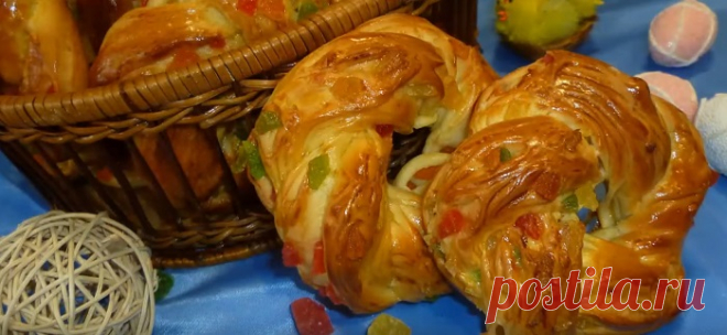 Ароматные и очень вкусные «Пасхальные веночки»