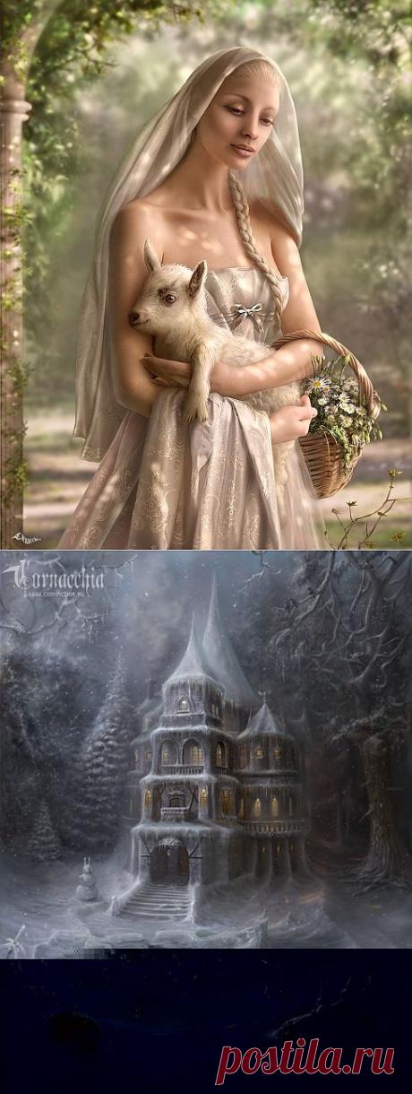 Сказочные картины художницы Cornacchia .