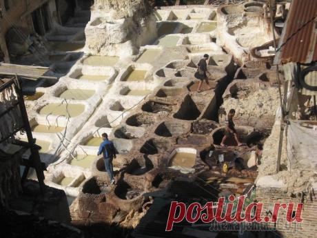 Марокко моими глазами. В Фесе живут и работают и другие мастера.